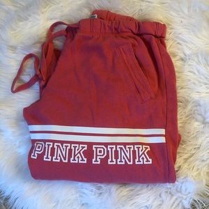 PINK Boyfriend Pant pale red size small